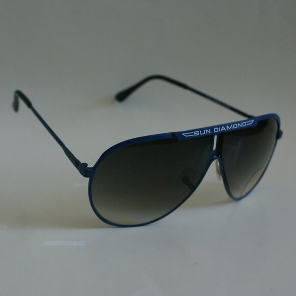 NWOT TruVintage Classic Sports Aviator w/SUN DIAMOND top bar gradient sunglasses - Picture 6 of 11